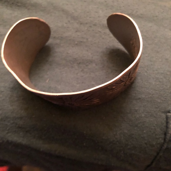 Daisy Pewter Bracelet Hand Wrought Wendel August Forge Pretty unique bracelet - Picture 2 of 4